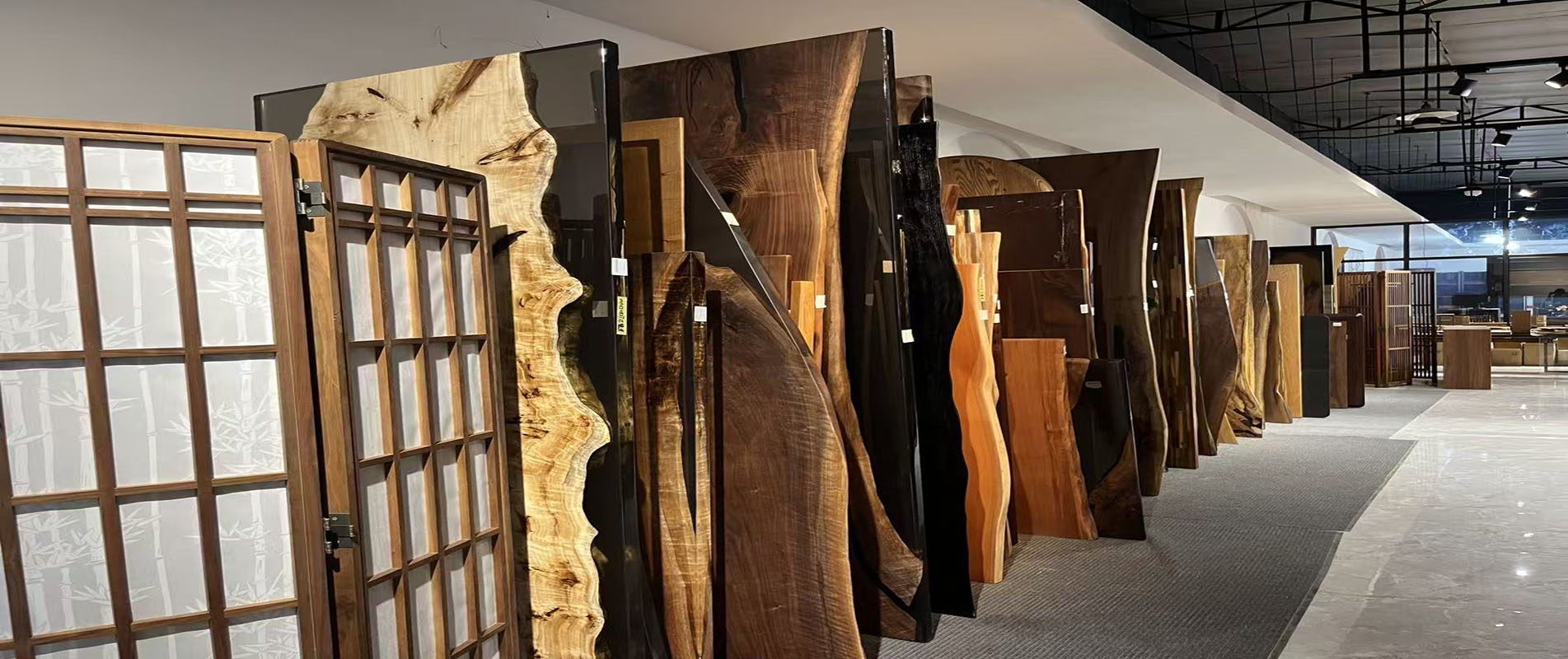 live edge solid wood table inventory