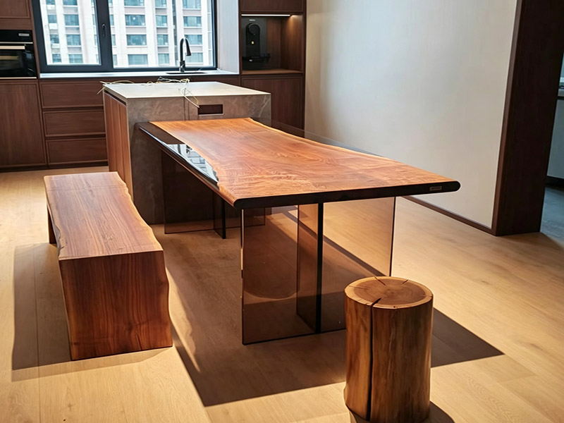 solid wood countertop