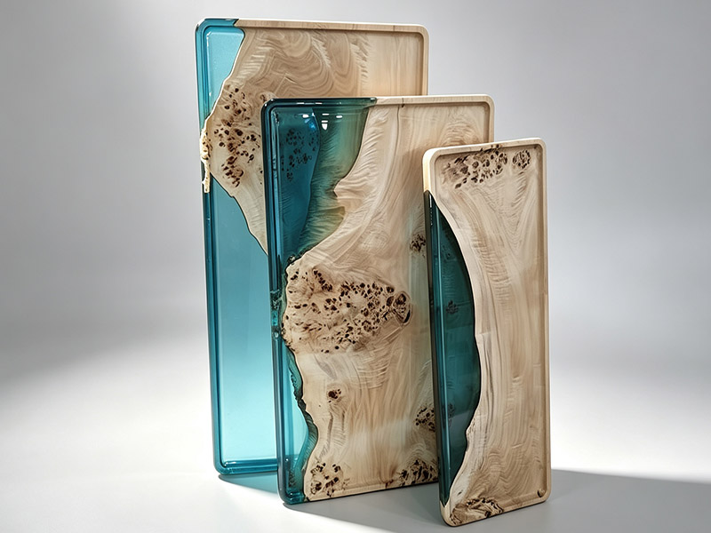 Quite Luxury Ottoman Wood Resin Tray P-260918