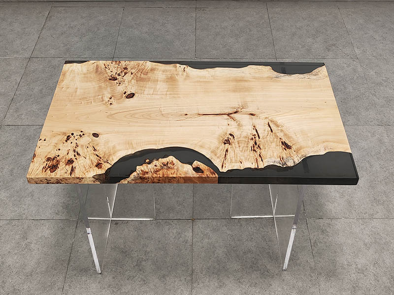 epoxy resin coffee table