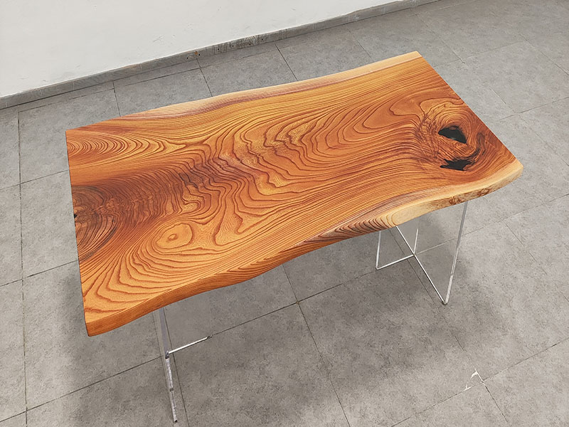 live edge wood dining table